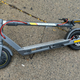 Shell e-scooter folded up